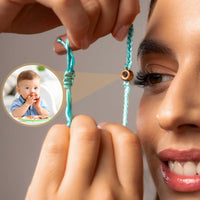 Thumbnail for Blue Photo Bracelet featuring a personalized photo of a child, elegant design by Brother & Sisters.