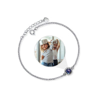 Thumbnail for Photo Projection Bracelet - Personalized Gift for Women - Custom Jewelry For Her - Custom Bracelet Picture - Personalised Photo Gift Bracelet Brother & Sisters