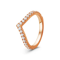 Thumbnail for Curved wedding band — product photo on a white background, silver