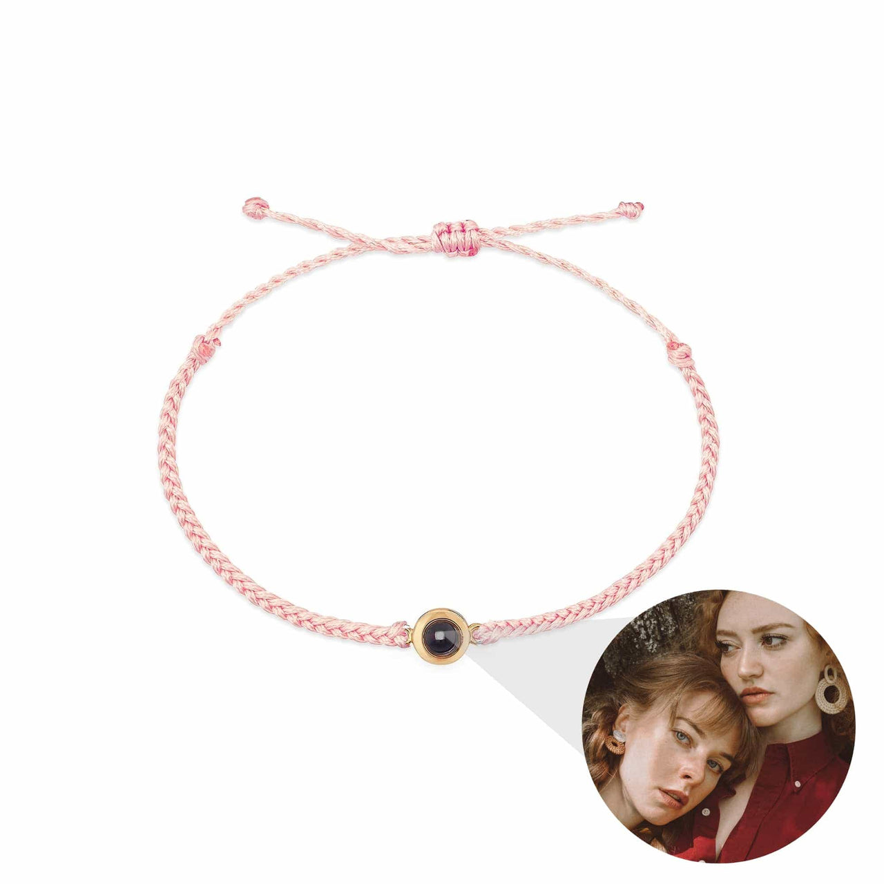 Circle Photo Bracelet