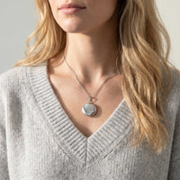 Thumbnail for Round Photo Locket Necklace