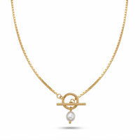 Thumbnail for La Isla Pearl Toggle Necklace