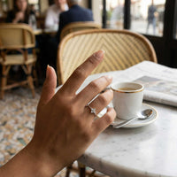 Thumbnail for Crystal Flower Ring