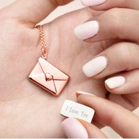 Thumbnail for Personalised Enveloppe Necklace