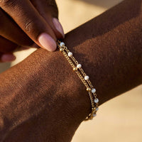 Thumbnail for Double White Bracelet