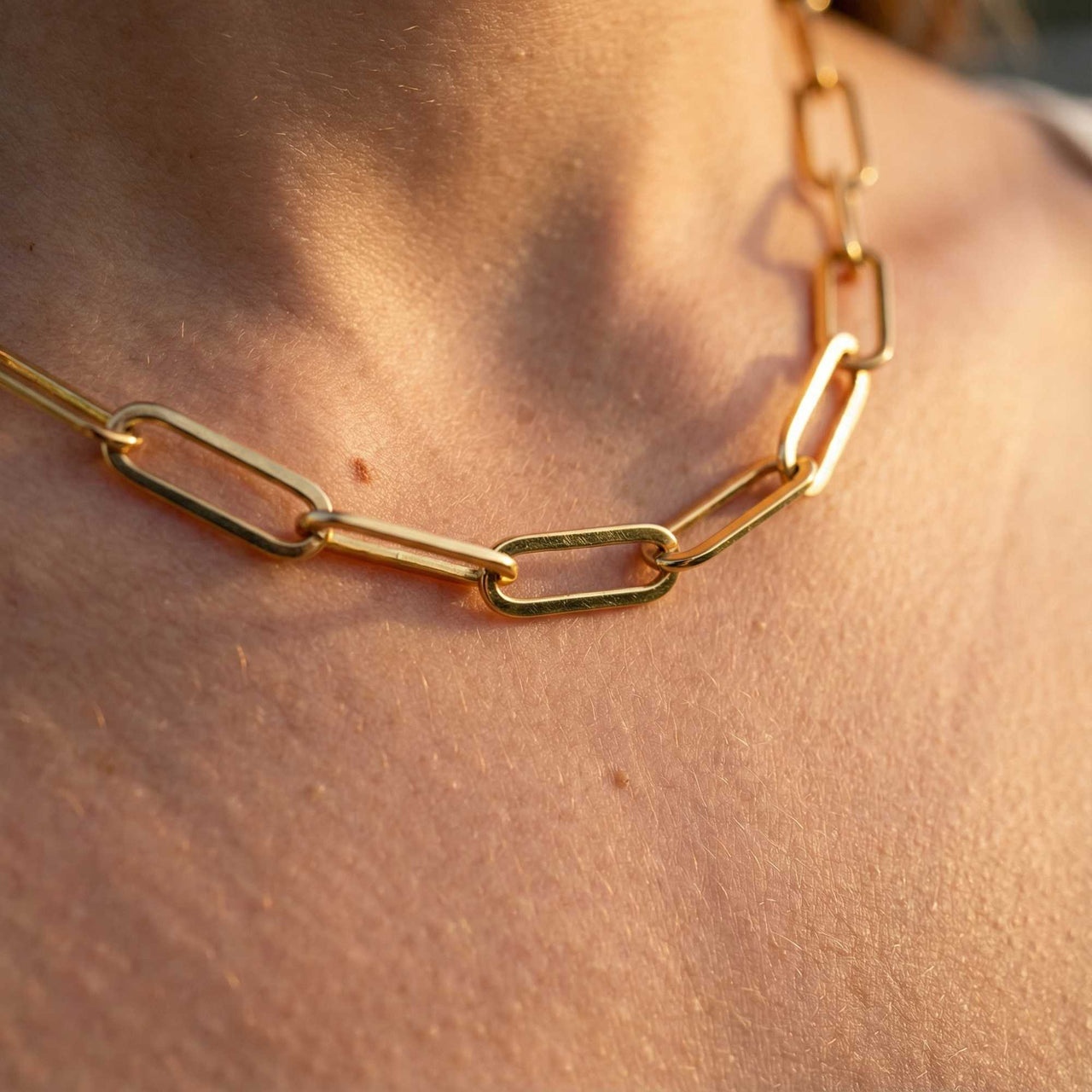 Ria Paperclip Chain Necklace