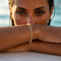 Thumbnail for Double White Bracelet