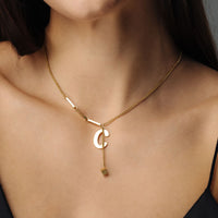 Thumbnail for Simple Initial Necklace