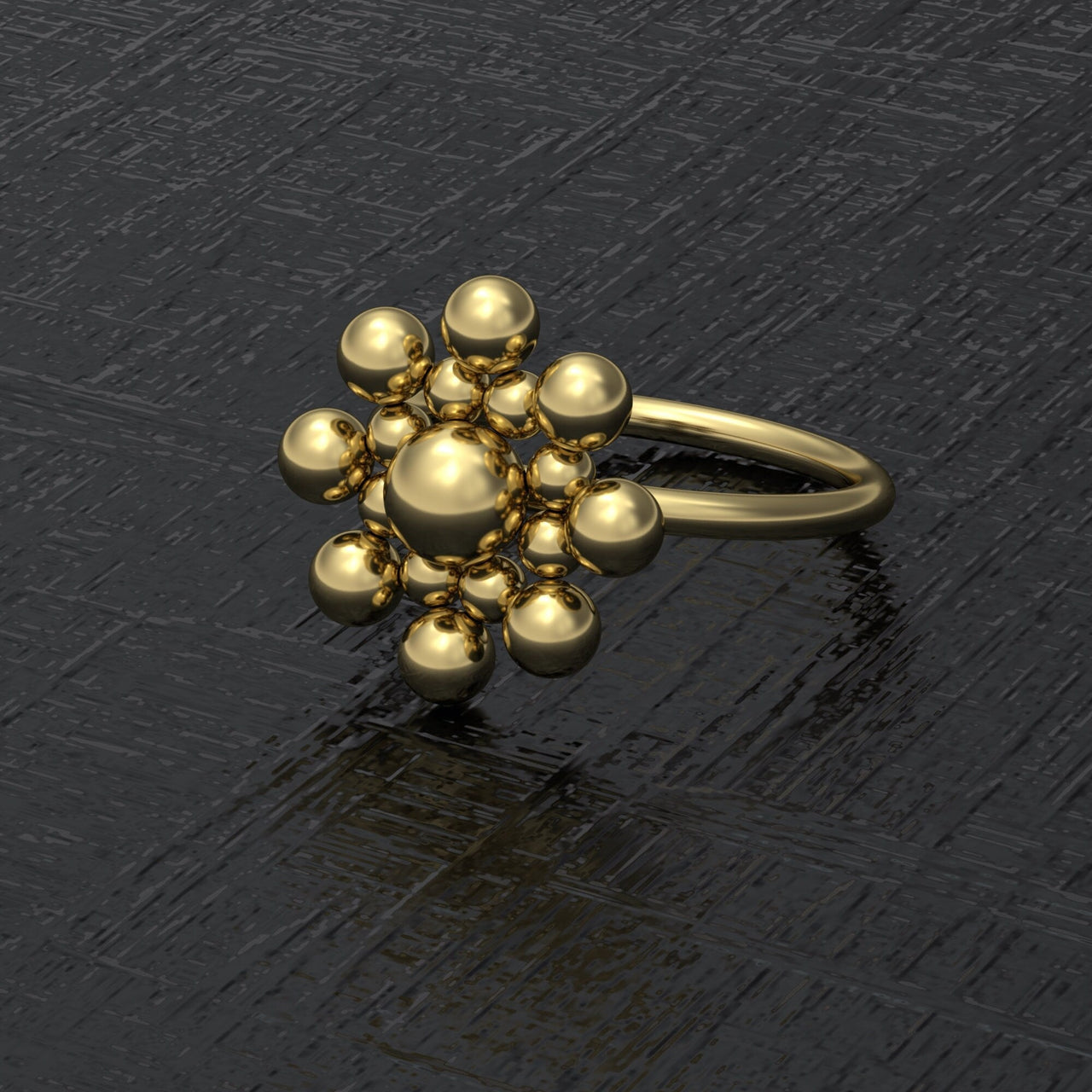 Crystalline Nose Ring - Titanium Nose Jewelry - Gold Nose Ring - Nose Piercing Jewelry Nose Ring Brother & Sisters