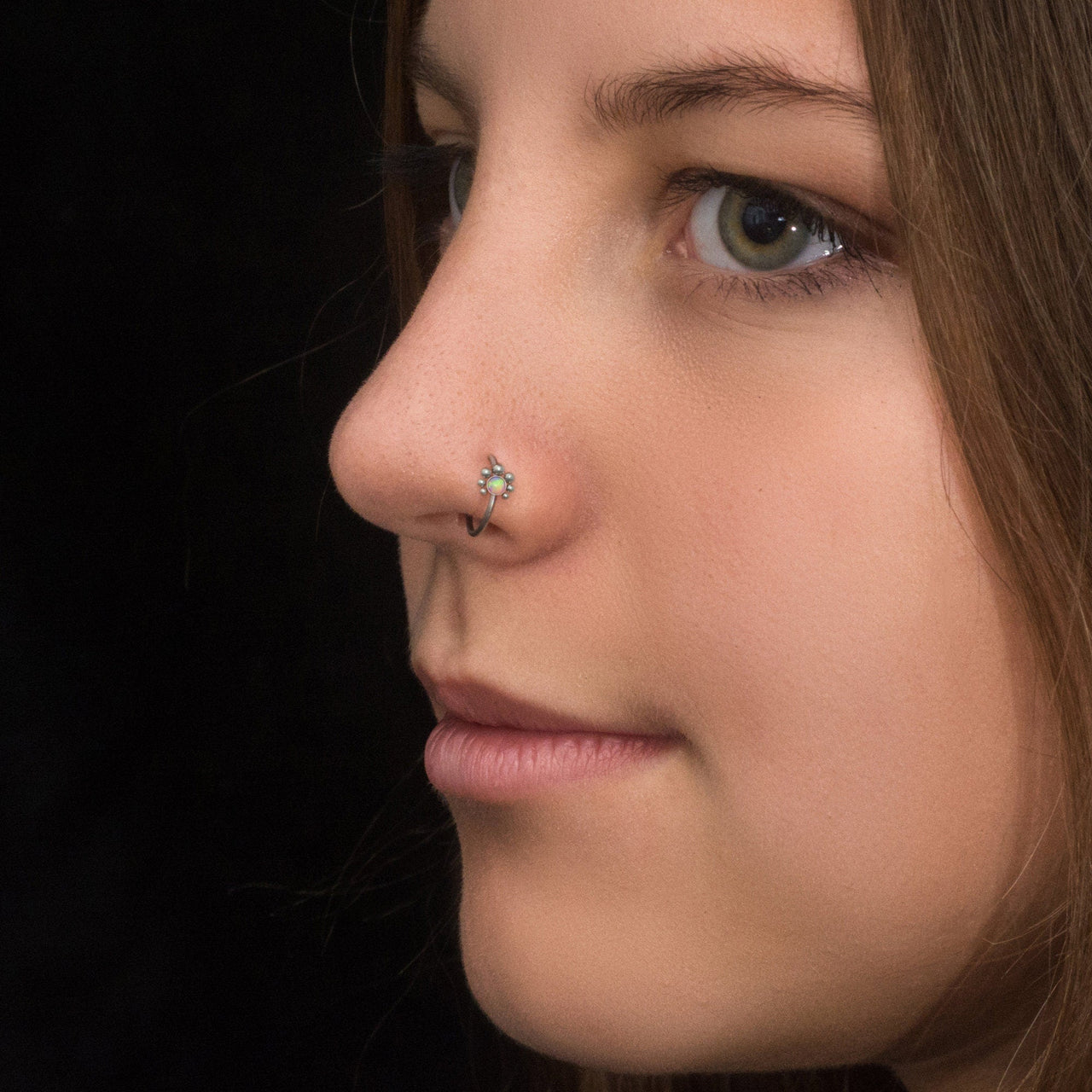 Citrine Nose Ring