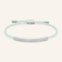 Thumbnail for Rope bracelet — product photo on a white background, silver | SKU: lamenthe-wg