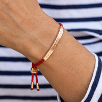 Thumbnail for Braided bracelet — close-up of the details, rose gold | SKU: lamour-rg