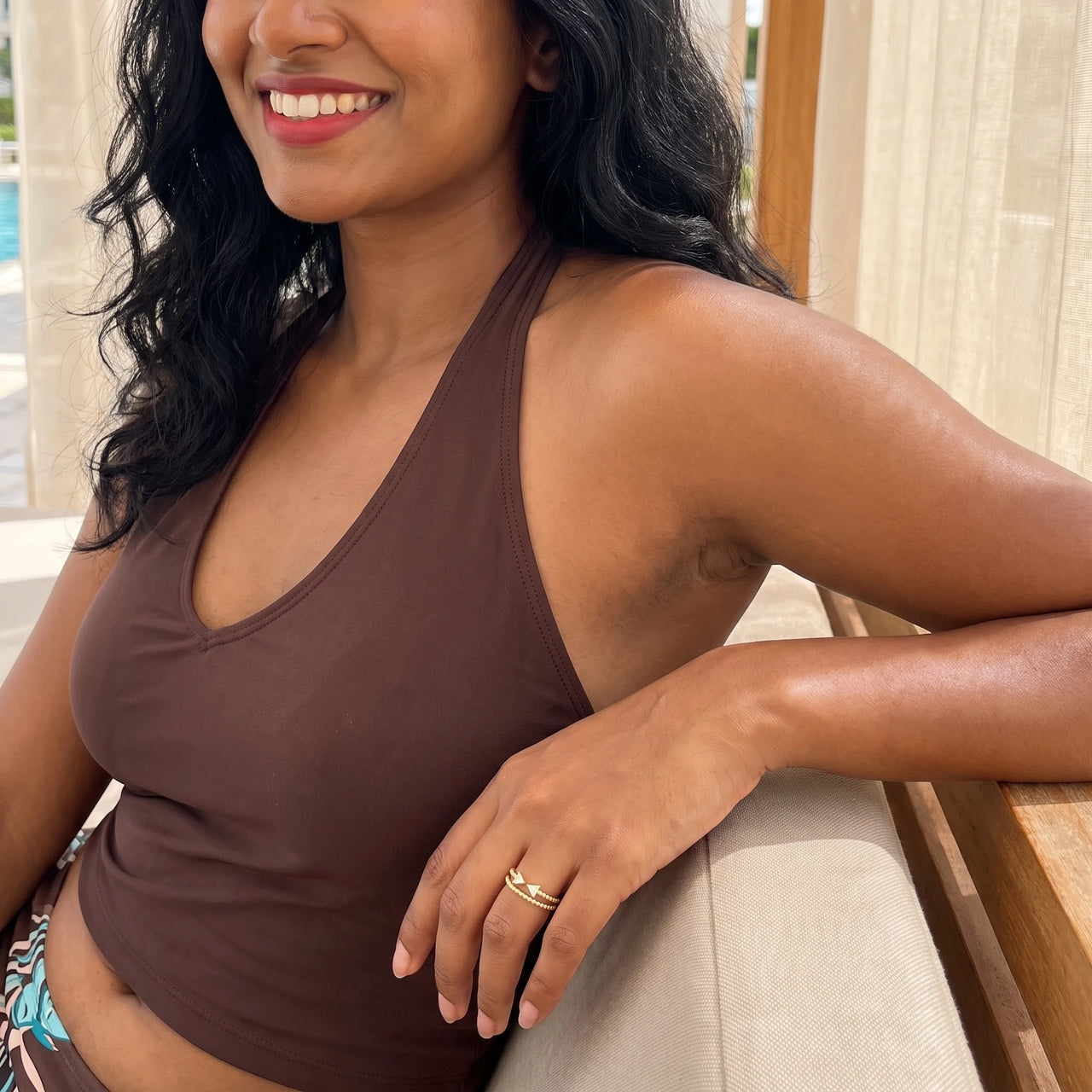 Dainty ring — worn on a relaxed day, gold | SKU: lepapillon