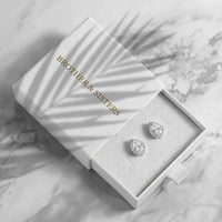 Thumbnail for Teardrop earrings — in the gift box, silver | SKU: 505174