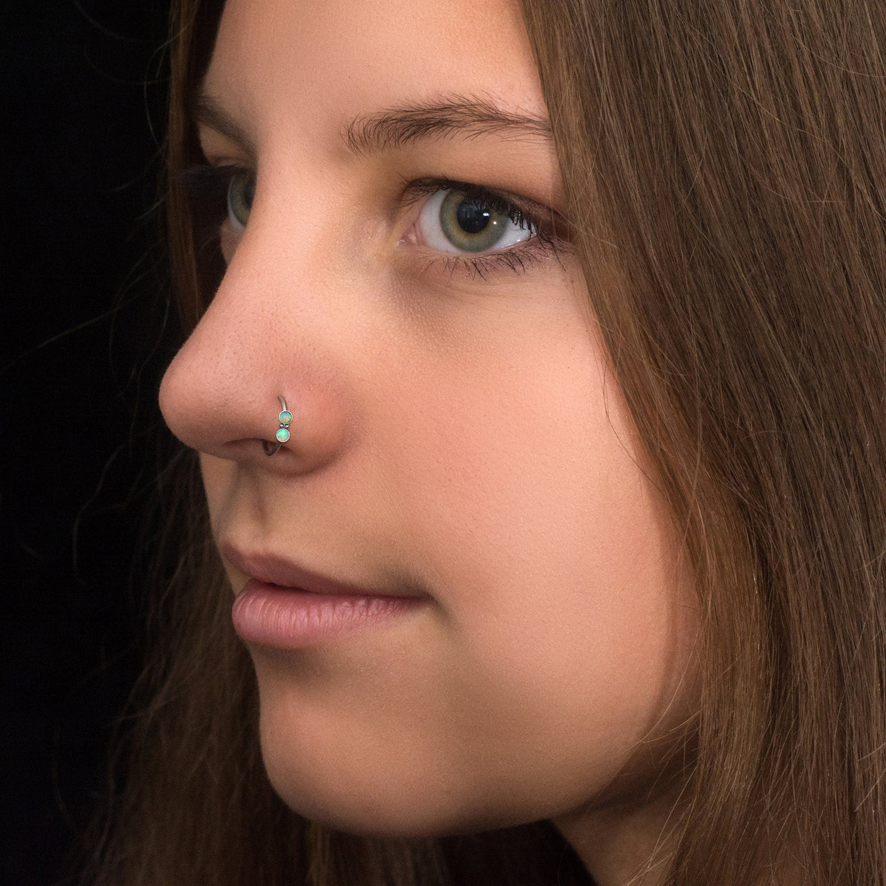 Timeless Nose Ring - Titanium Nose Jewelry - Gold Nose Ring - Nose Piercing Jewelry Nose Ring Brother & Sisters